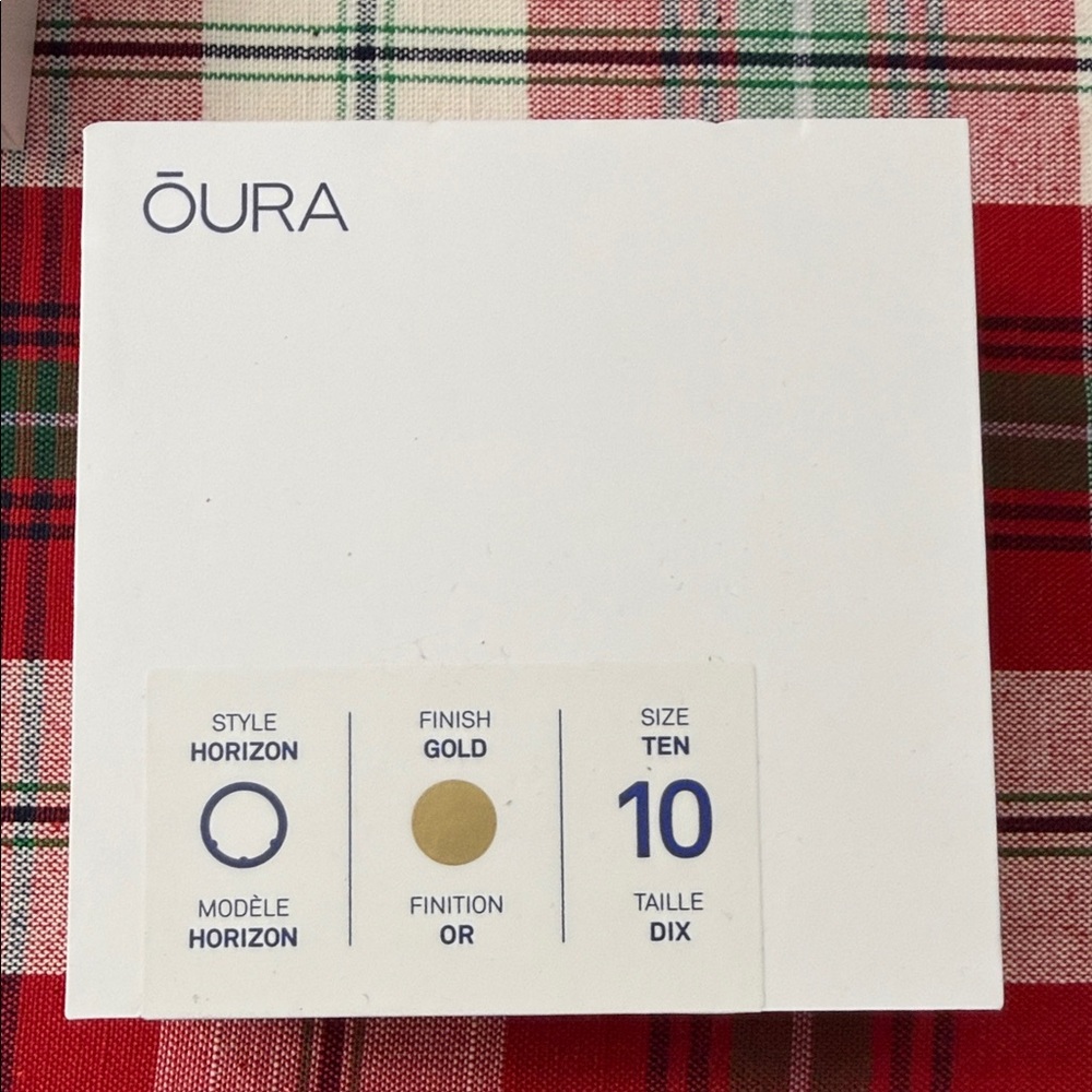 Oura Gold Horizon Ring